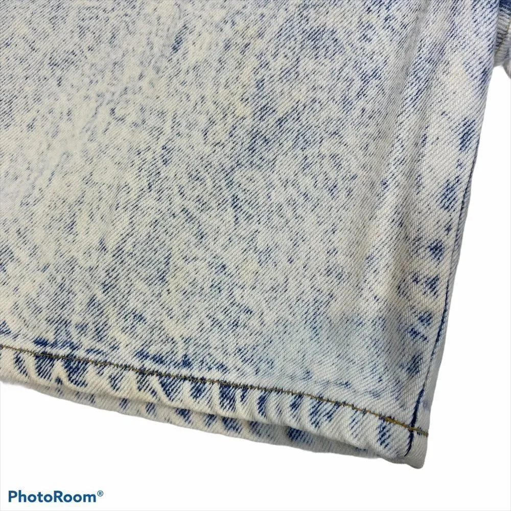 Vintage‎ Sason Acid Wash High Rise Jean Shorts 7/8